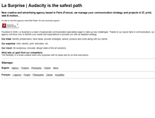 Tablet Screenshot of la-surprise.com